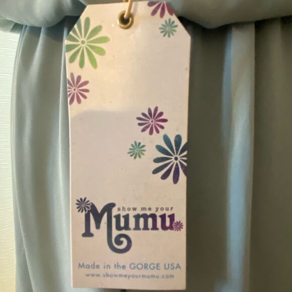 Show Me Your MUMU Heather Halter Dress, Soft Gray - Picture 7 of 8